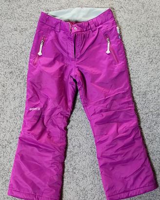Pantaloni sci/snowboard bambina 10 anni (140 cm)