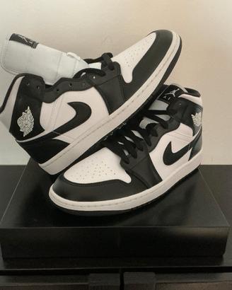 NIKE JORDAN 1 MID PANDA EU 44 NUOVE MAI INDOSSATE 