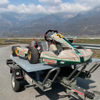 Lamiera zincata con appoggi per carrello