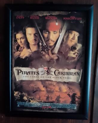 quadretto a tema Pirati dei Caraibi 