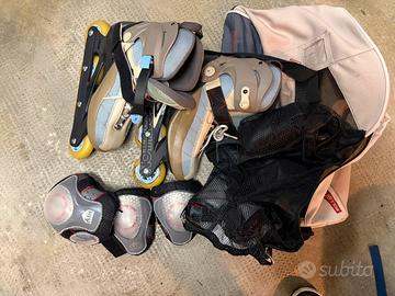 Pattini / Rollerblade N. 39 + Protezioni e sacca