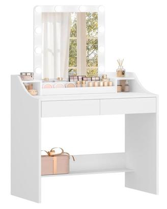 Hzuaneri 80cm Toeletta da Trucco con illuminazione