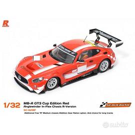 SLOT CAR SCALEAUT0 MERCEDES GT3 MOD. RR SCALA 1/32