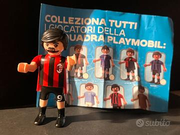 Calciatore Playmobil Milan Squadra Calcio Italia