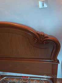 Struttura Letto Matrimoniale in Legno + Reti metal