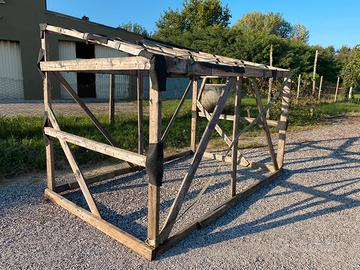Serra da giardino in legno