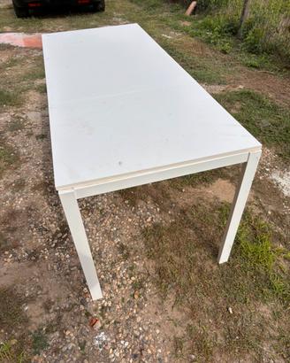 Tavolo bianco allungabile