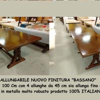 Tavolo Allungabile NUOVO Finitura "Bassano"
