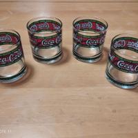 VENDUTO Set 4 bicchieri vintage CocaCola