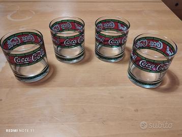 VENDUTO Set 4 bicchieri vintage CocaCola