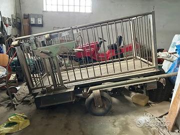 Peso per animali carrellato portata 15 qli