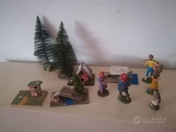 componenti presepe vintage