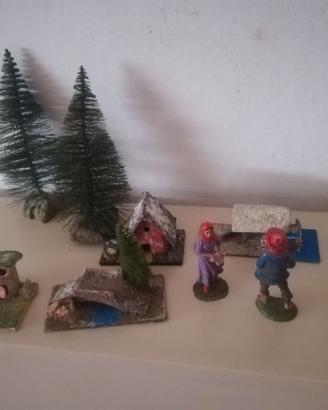 componenti presepe vintage