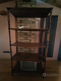 libreria / scaffale legno massello, fine 800 