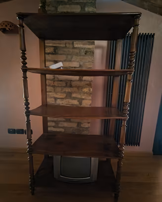 libreria / scaffale legno massello, fine 800 