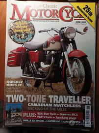 rivista THE CLASSIC MOTORCYCLE numero 6 anno 2006