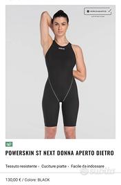 Costume nuoto da gara Arena powerskin taglia 32