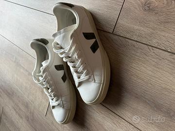 Scarpe Veja white kaki