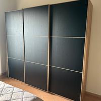 Armadio tre ante completo cameta da letto