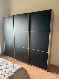Armadio tre ante completo cameta da letto