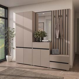 Mobile ingresso moderno 217 cm beige
