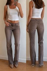 Jeans donna Cycle marrone chiaro nuovi  cartellino