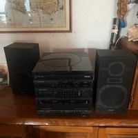 Stereo radio cassette e vinili