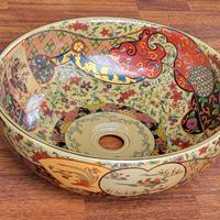 lavabo lavandino d'appoggio in ceramica Jingdezhe 