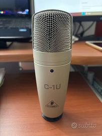 Microfono a condensatore USB BEHRINGER C1U