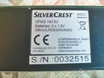 bilancia pesapersone digitale SilverCrest