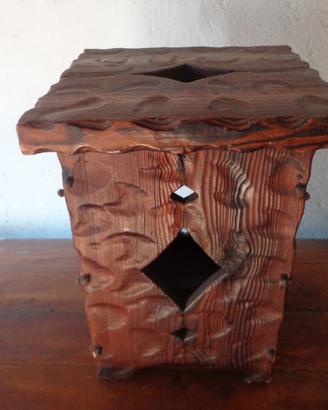 Sgabello in Legno Massello