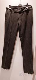 Pantalone Sisley gessato nero, tg 46