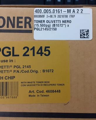 Toner nero stampante olivetti