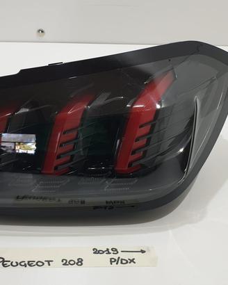 STOP FANALE POSTERIORE DESTRO PEUGEOT 208 Serie (1