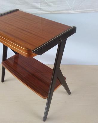 Tavolino anni 60  in mogano  con cassetto