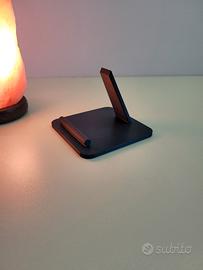 Supporto telefono portatelefono scrivania  blu