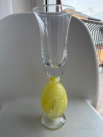 Calice singolo in cristallo Gecarà con limone