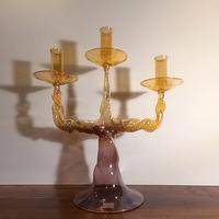 Vetro soffiato candelabro