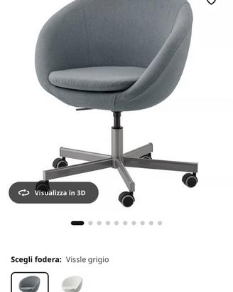 Sedia scrivania girevole