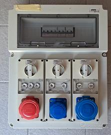 quadro elettrico con prese 220-380