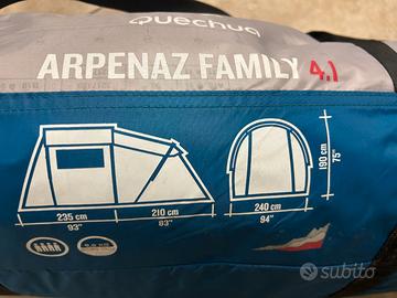 Tenda ad archi campeggio ARPENAZ FAMILY 4.1