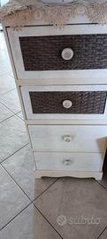 cassettiera stile shabby