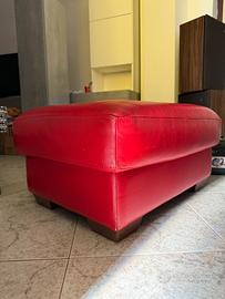 Pouf rosso