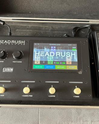 Headrush Gigboard + pedale ME + Flight Case