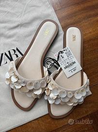 Ciabattine con perle Zara