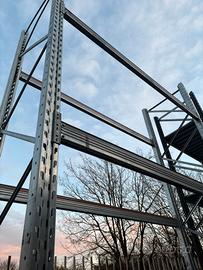Stock scaffalatura portapallet zincata