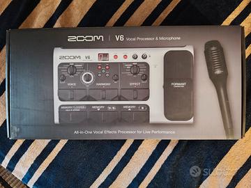 Zoom V6 set con microfono.