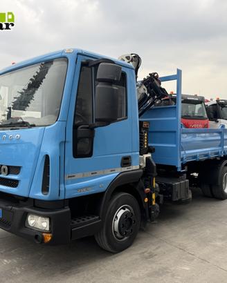 Iveco Eurocargo 80e22 gru e ribaltabile