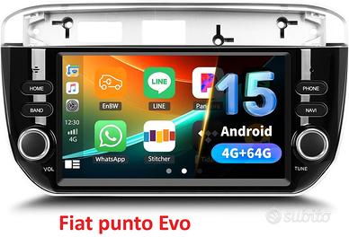 AUTORADIO ANDROID FIAT PUNTO EVO 2009/2012