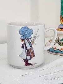 vintage tazza Holly Hobbie anni 80 originale 